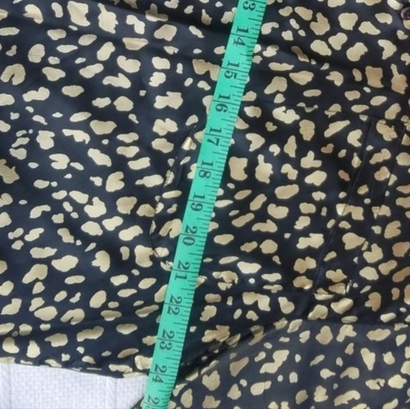 Centre Ville vintage French Golden leopard button down 2X ..14-18 - Picture 5 of 14